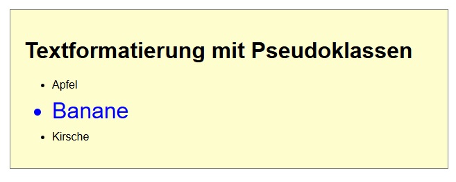 Layout mit Klick