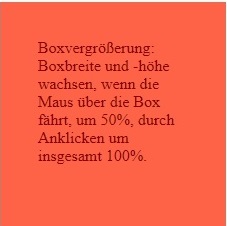 Box im Ausgangszustand