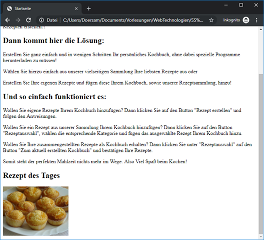 Bilder im Browser